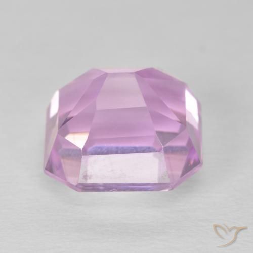 Kunzita Rosado púrpura real natural de 6.17 ct, Corte Octágono / Esmeralda, VS