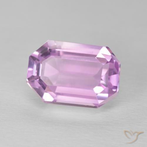 Kunzita Rosado muy claro natural de 5.94 ct, Corte Octágono / Esmeralda, VVS