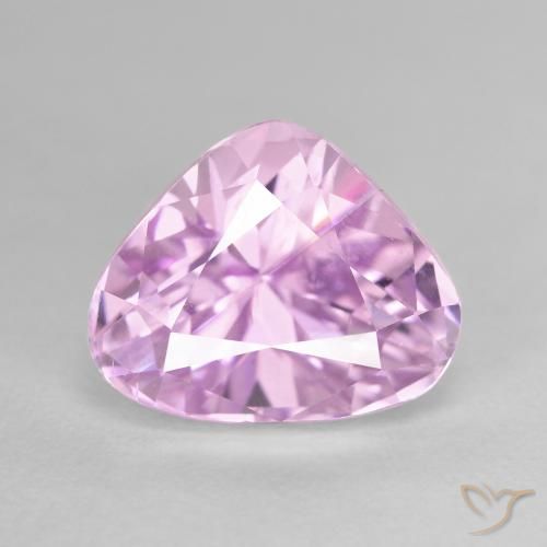 7.76ct Natural Púrpura medio Kunzita, En forma de pera, VVS