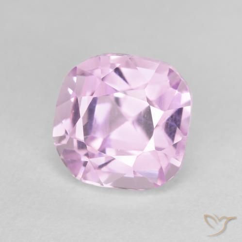 Kunzita Púrpura violeta rosáceo natural de 3.46 ct, Forma Cojín, VS