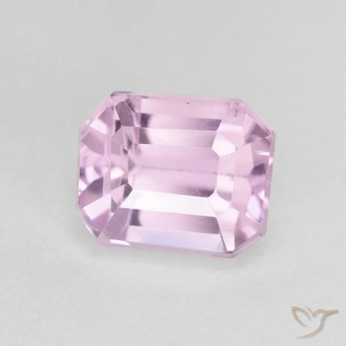Kunzita Púrpura violeta rosáceo natural de 3.03 ct, Corte Octágono / Esmeralda, VS