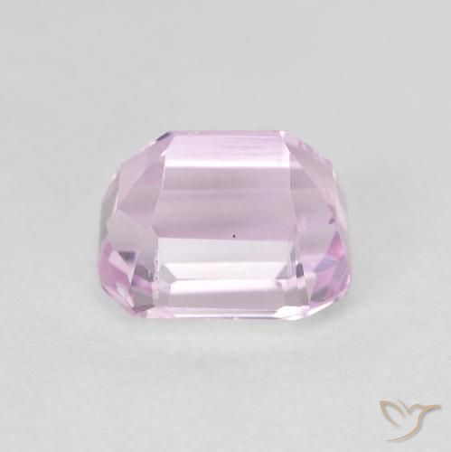 Kunzita Púrpura violeta rosáceo natural de 3.03 ct, Corte Octágono / Esmeralda, VS