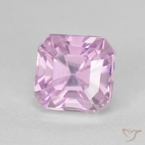 2.10ct Natural Púrpura medio Kunzita, corte esmeralda, VS
