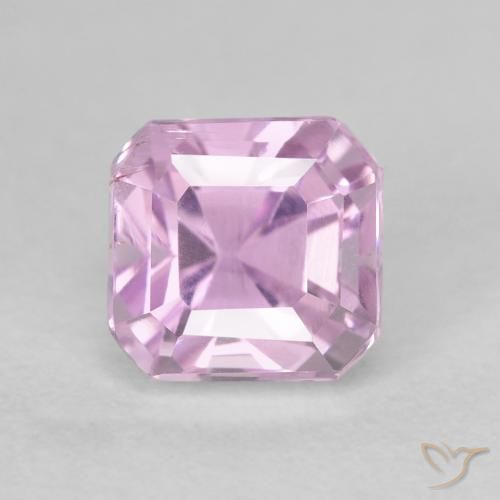 Kunzita Púrpura medio natural de 2.10 ct, Corte Octágono / Esmeralda, VS