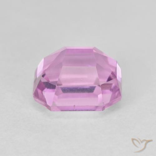 Kunzita Rosado púrpura natural de 2.99 ct, Corte Octágono / Esmeralda, VS