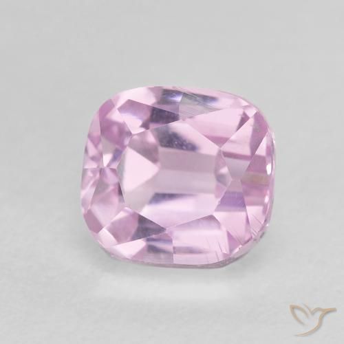 Kunzita Púrpura-violeta rosáceo claro natural de 2.42 ct, Forma Cojín, VS