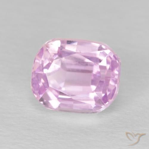 Kunzita Tono rosado cereza natural de 1.94 ct, Forma Cojín, VVS