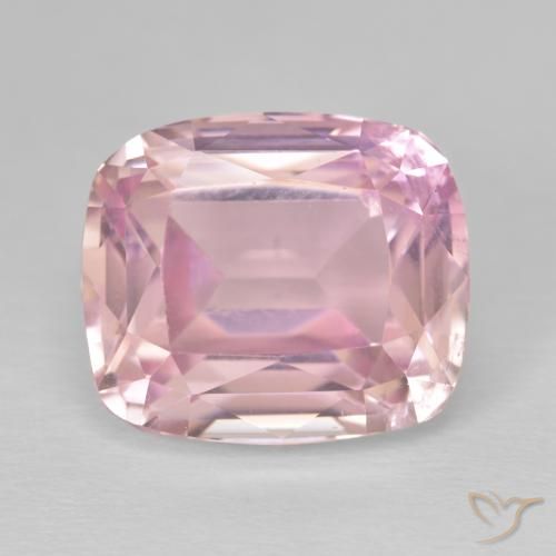 13.16ct Natural Rosado claro Kunzita, Forma Cojín, VS