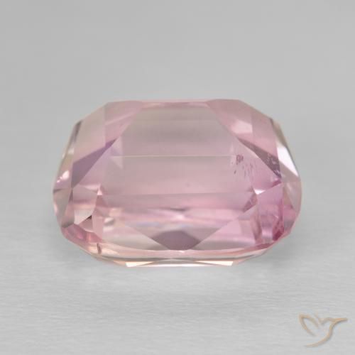 Kunzita Rosado claro natural de 13.16 ct, Forma Cojín, VS