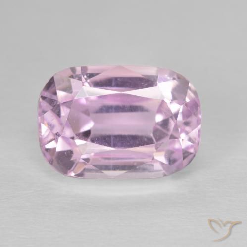Kunzita Tono rosado cereza natural de 6.97 ct, Forma Cojín, VS