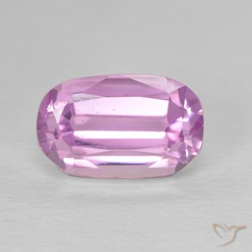 Kunzita Rosado claro natural de 4.46 ct, Forma Cojín, VS