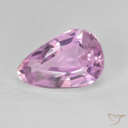 5.05ct Natural Rosado medio Kunzita, En forma de pera, VS