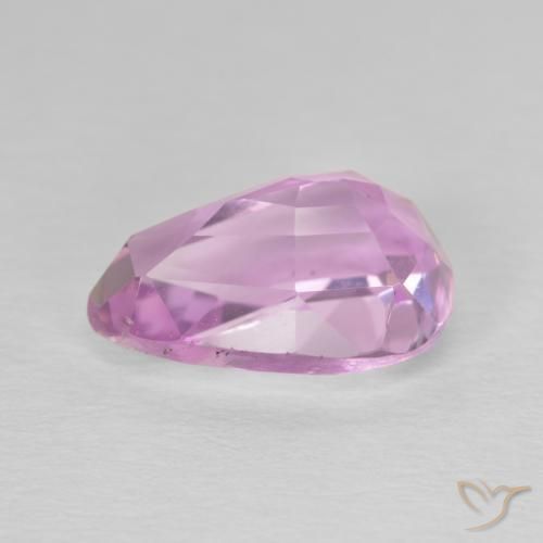Kunzita Rosado medio natural de 5.05 ct, En forma de pera, VS
