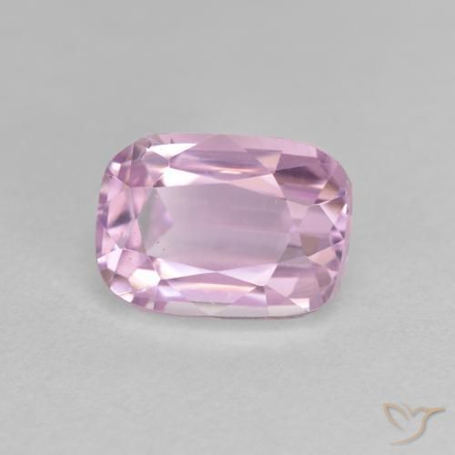 Kunzita Púrpura medio natural de 4.19 ct, Forma Cojín, VS