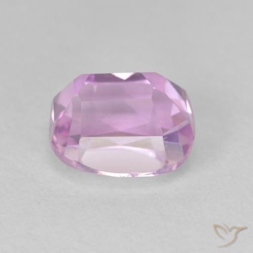 Kunzita Púrpura claro natural de 3.73 ct, Forma Cojín, VS
