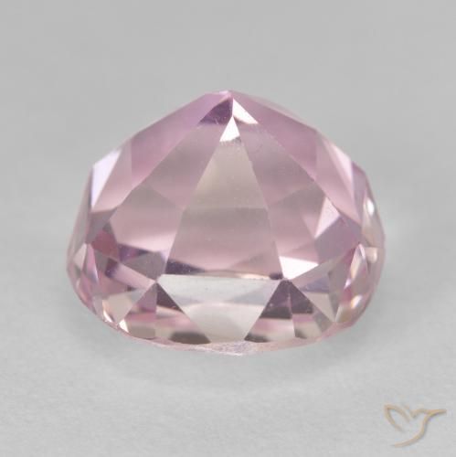 Kunzita Púrpura violeta rosáceo natural de 10.87 ct, Forma Cojín, VVS-VS