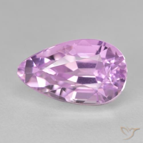 13.66ct Natural Lila Kunzita, En forma de pera, VVS-VS
