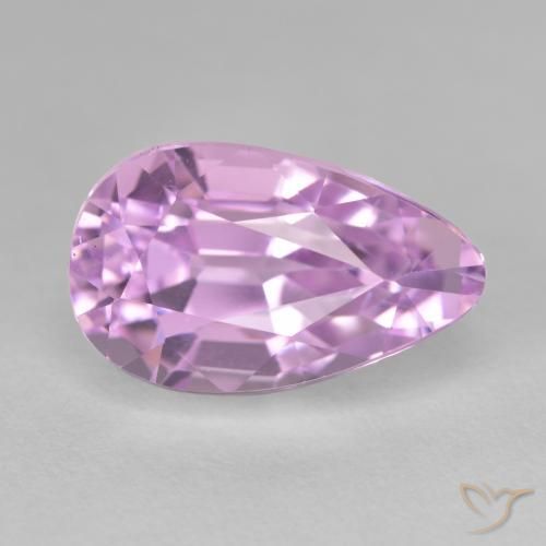 Kunzita Lila natural de 13.66 ct, En forma de pera, VVS-VS