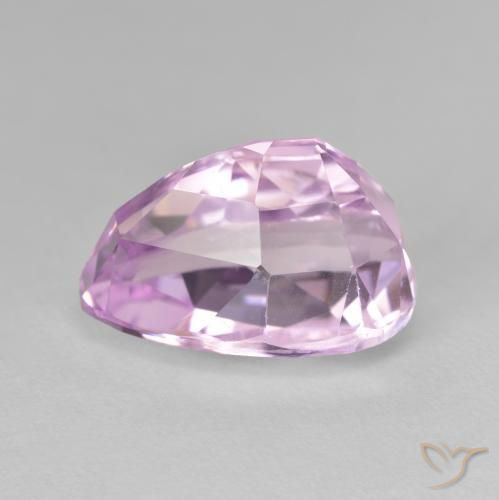 Kunzita Lila natural de 13.66 ct, En forma de pera, VVS-VS