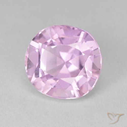 Kunzita Lila claro natural de 5.86 ct, Forma Cojín, VVS-VS