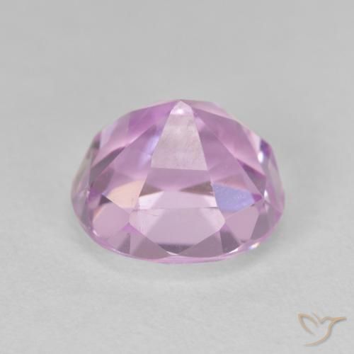 Kunzita Lila claro natural de 5.86 ct, Forma Cojín, VVS-VS
