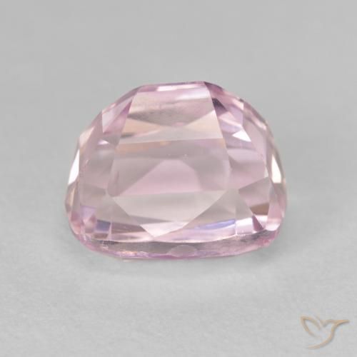 Kunzita Rosado muy claro natural de 5.28 ct, Forma Cojín, VVS-VS