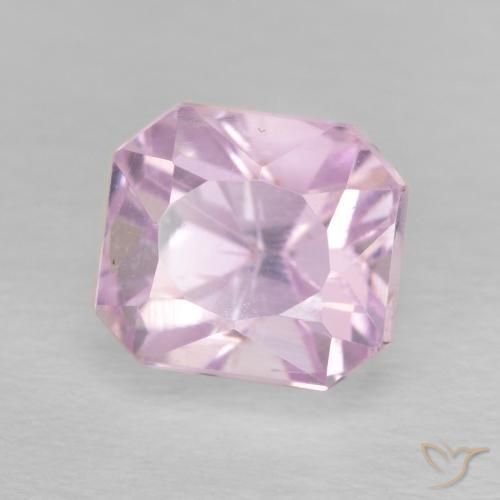 Kunzita Rosado claro natural de 2.61 ct, Corte Octágono / Esmeralda, VVS-VS