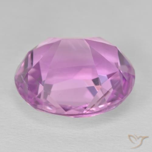 Kunzita Rosado medio natural de 17.82 ct, Ovalada, VVS-VS