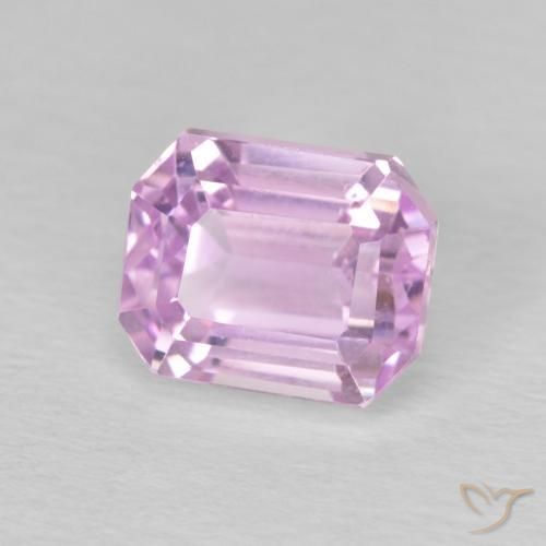 Kunzita Rosado medio natural de 2.96 ct, Corte Octágono / Esmeralda, VVS-VS