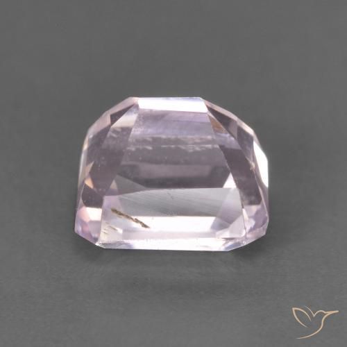 Kunzita Rosado púrpura real muy claro natural de 1.49 ct, Corte Octágono / Esmeralda, VVS-VS