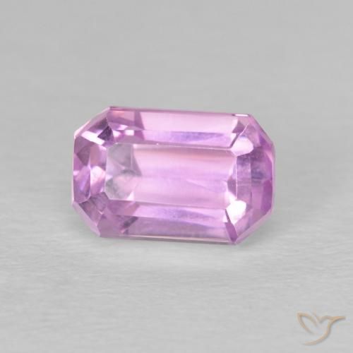 Kunzita Rosado púrpura real claro natural de 2.34 ct, Corte Octágono / Esmeralda, VVS-VS