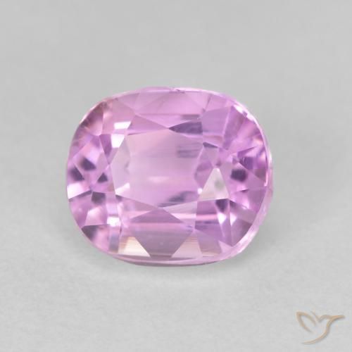 Kunzita Púrpura uva muy claro natural de 2.59 ct, Forma Cojín, VVS-VS