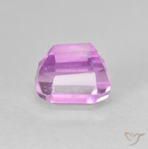 Kunzita Púrpura violeta rosáceo natural de 1.91 ct, Corte Octágono / Esmeralda, VVS-VS
