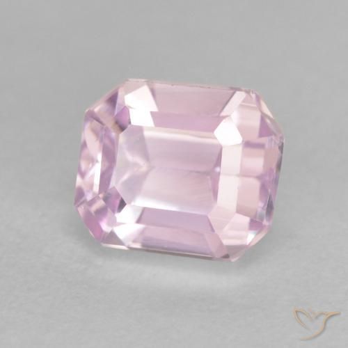 Kunzita Púrpura violeta rosáceo natural de 1.83 ct, Corte Octágono / Esmeralda, VVS-VS