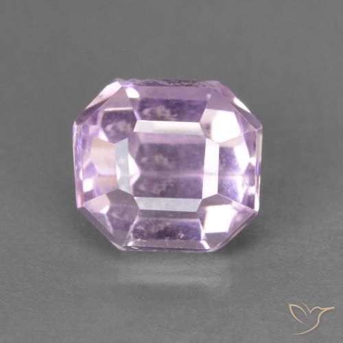 Kunzita Rosado real muy claro natural de 1.59 ct, Corte Octágono / Esmeralda, VS-SI