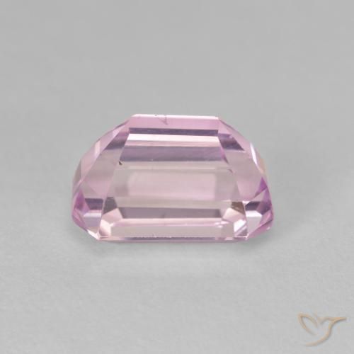 Kunzita Púrpura-violeta rosáceo claro natural de 4.75 ct, Corte Octágono / Esmeralda, VS