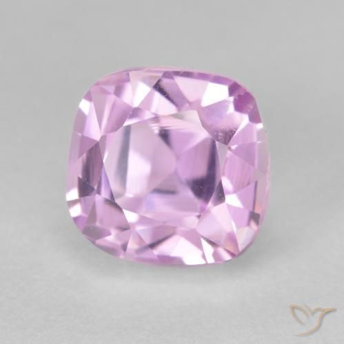 Kunzita Tono rosado cereza natural de 4.25 ct, Forma Cojín, VS