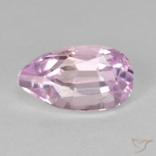 Kunzita Rosado muy claro natural de 3.26 ct, En forma de pera, VS