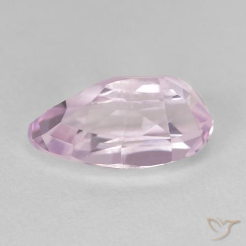 Kunzita Rosado muy claro natural de 3.26 ct, En forma de pera, VS