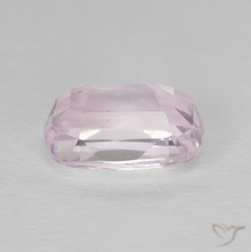 Kunzita Tono rosado muy claro natural de 4.42 ct, Forma Cojín, VVS