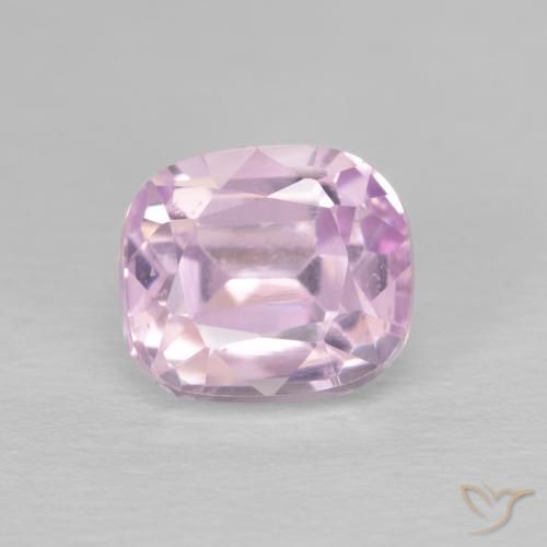 Kunzita Rosado muy claro natural de 3.68 ct, Forma Cojín, VVS-VS
