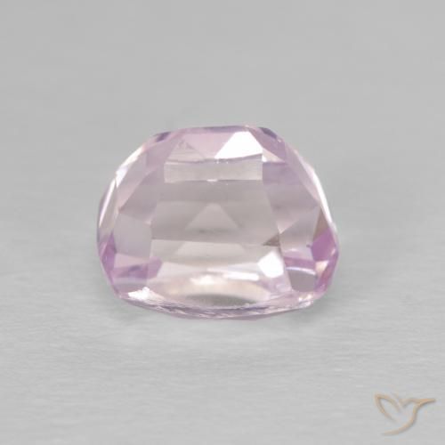 Kunzita Rosado muy claro natural de 3.68 ct, Forma Cojín, VVS-VS