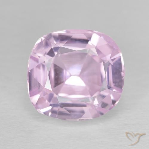 4.69ct Natural Rosado muy claro Kunzita, Forma Cojín, VVS