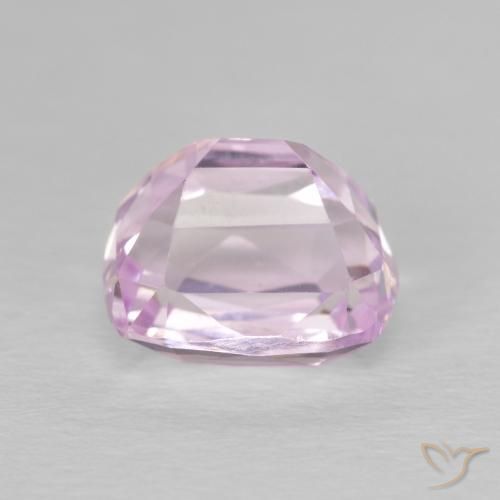 Kunzita Tono rosado cereza natural de 4.25 ct, Forma Cojín, VVS