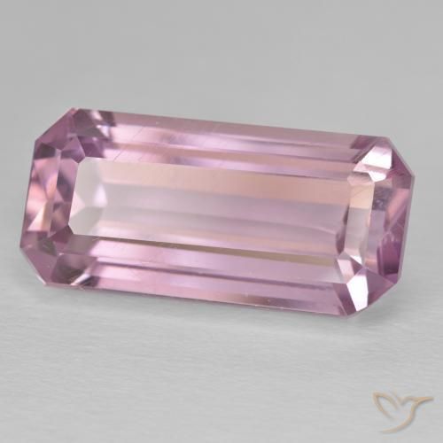 Kunzita Medium Dark-Pink natural de 23.10 ct, Corte Octágono / Esmeralda, VS