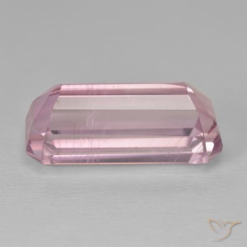 Kunzita Medium Dark-Pink natural de 23.10 ct, Corte Octágono / Esmeralda, VS
