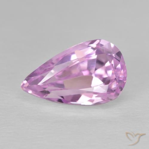 5.64ct Natural Rosado púrpura Kunzita, En forma de pera, VVS