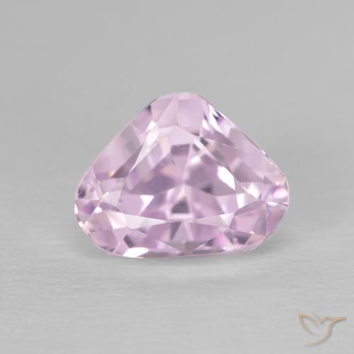 Kunzita Rosado medio natural de 3.16 ct, Elegante, VS