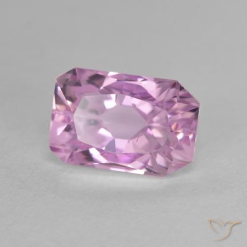 Kunzita Púrpura violeta rosáceo natural de 2.97 ct, Corte Octágono / Esmeralda, VS