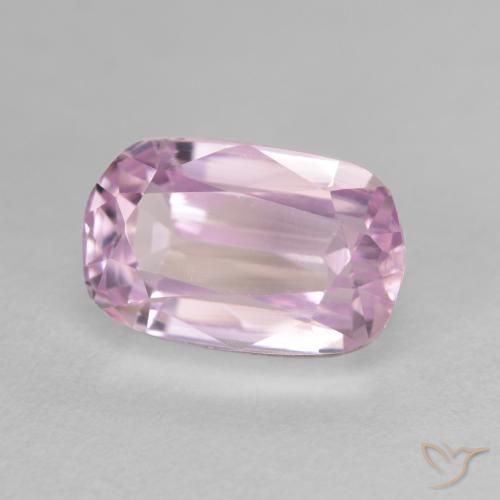 Kunzita Púrpura medio natural de 4.65 ct, Forma Cojín, VVS-VS
